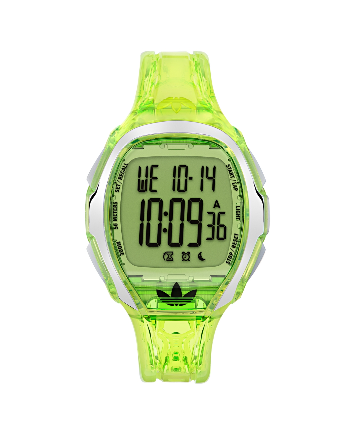 Unisex Analog Green Resin Watch, 45mm - Green
