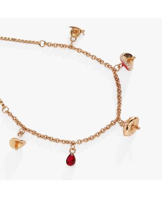 Mushroom Bolo Charm Bracelet