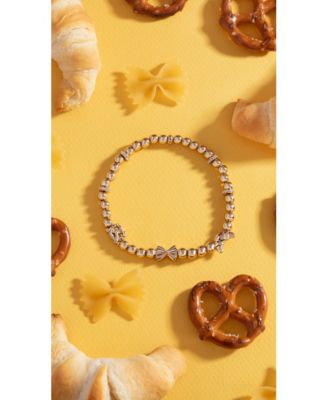 Carbs Are My Love Language Beaded Stretch Bracelet