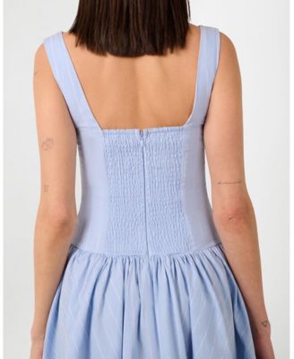 Women's Corset Peplum Mini Dress