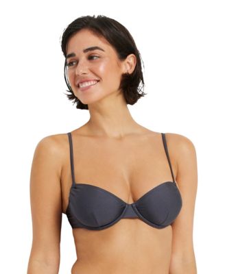 Women's Shimmer Underwire Bikini Swimsuit Top Bra Sizing