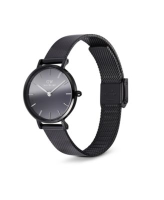 Women's Analog Black Stainless-Steel Watch, 28mm