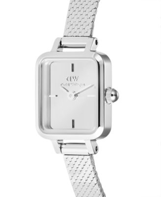 Women's Analog Silver Tone Stainless-Steel Watch, 16mm