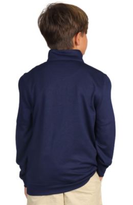 Boys Contrast Trim Modal Quarter-Zip