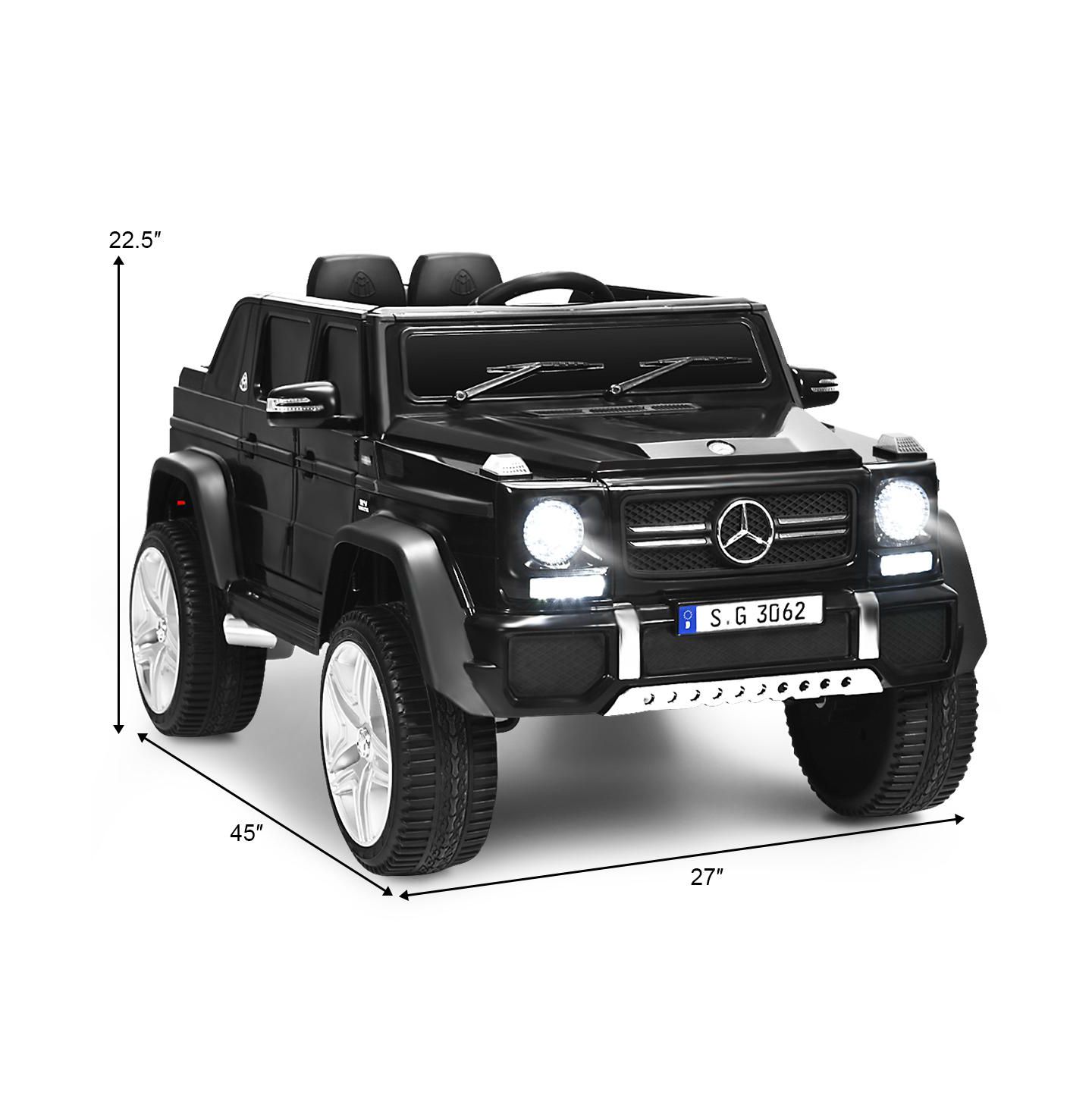 Детская игрушка Mecale 12V Licensed Mercedes-Benz Maybach Remote Control Ride-On Car, 1 Seat, Ages 3-7, цвет: Чёрный — фото 3