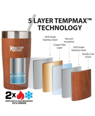 Natural Wood Cruiser Tumbler, 20oz