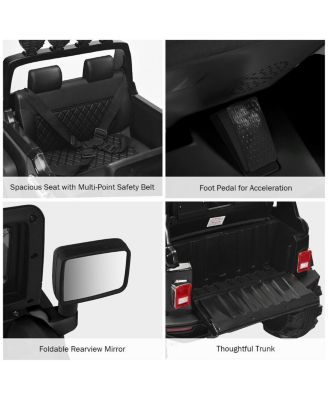 12V Kids Ride On Truck with Remote Control and Double Magnetic Door