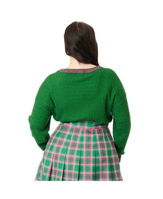 Plus Size Drop Shoulder Sweater