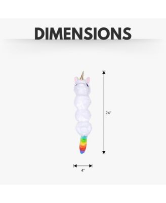 Colorful Unicorn Magical Creature Plush Dog Toy – with Squeaker & Crinkle Paper for Fun Play, Durable for Chewing, Perfect for Playtime and Cuddles