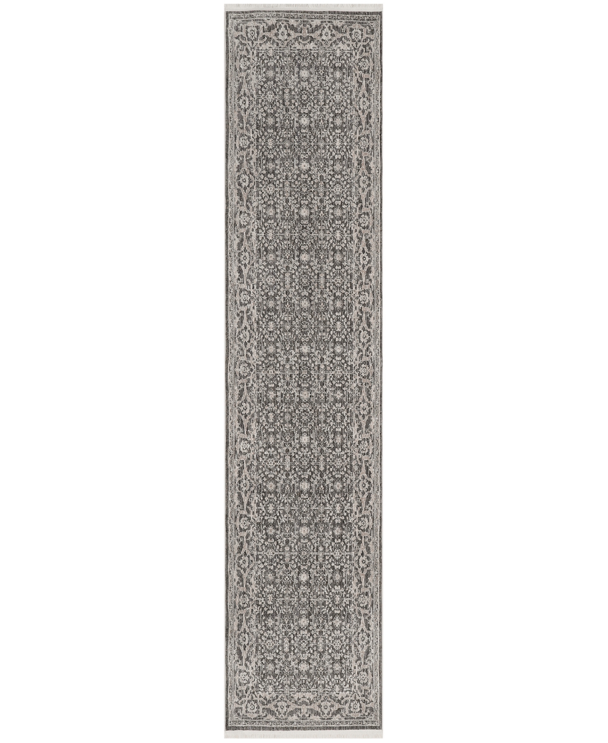 Nourison Home Shadows Shw04 Runner Area Rug, 2'2 X 10' In Gray