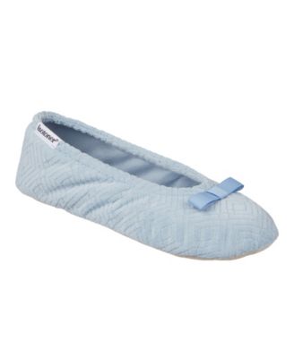 Isotoner Signature - Women's Gemma Microterry Ballerina Slippers