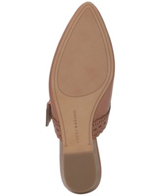 Women's Nicona Eyelet Buckle Mule Flats