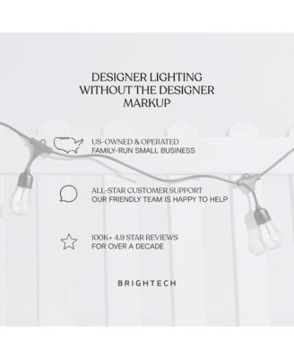 Ambience Pro 48 ft. Outdoor Solar LED String Lights with Warm White Hue