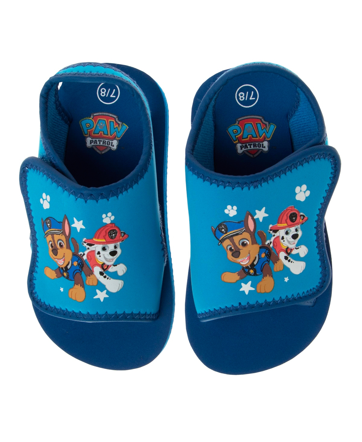 Nickelodeon Toddler Boys And Toddler Girls Patrol Hook And Loop Dual Sizes Sandals In Blue