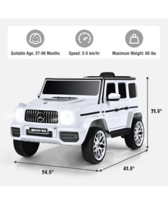 12V Mercedes-Benz G63 Licensed Kids Ride On Car with Remote Control
