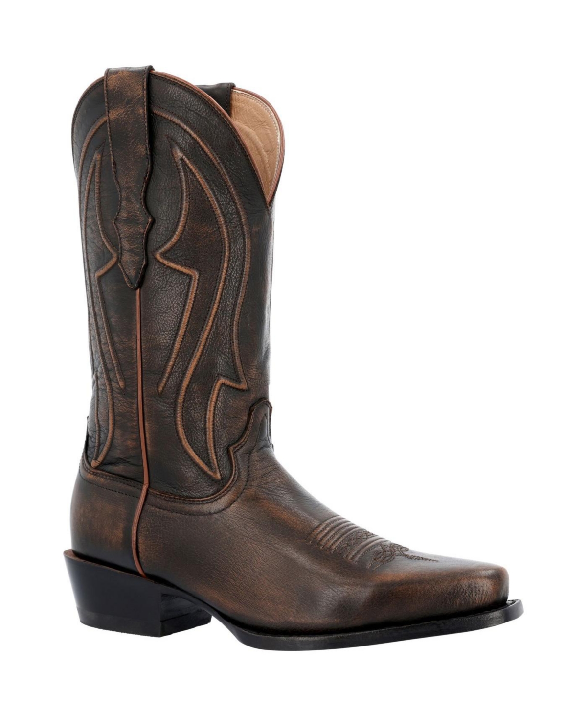 Men's Santa Fe Whiskey Barrel Brown Western Boot