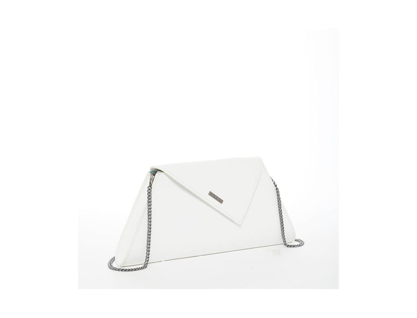 Женский клатч SUSU White Purse Saffiano Leather Clutch Bag Crossbody Evening Purse Unique Handbag, цвет: Белый — фото 4
