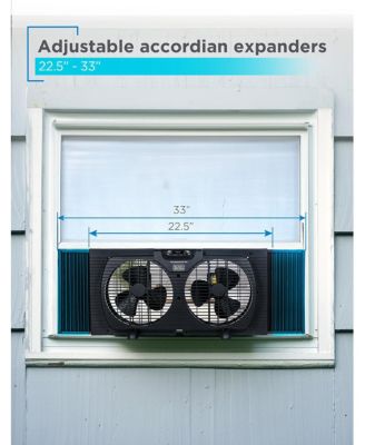 9 inch Dual Window Fan