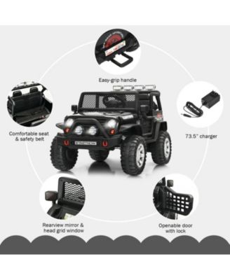 12V Kids Remote Control Electric Ride On Truck Car with Lights and Music