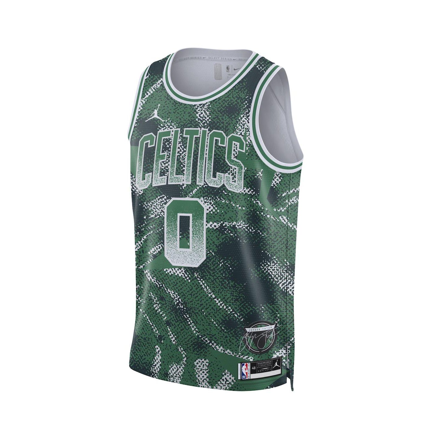 Топ Nike Jayson Tatum Green Boston Celtics 2025 Select Series Swingman Player Jersey — фото 2