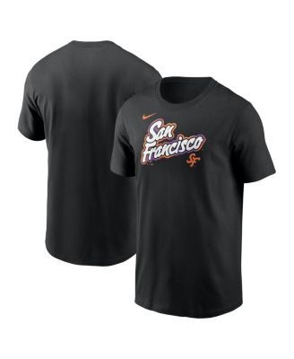Nike - Men's Black San Francisco Giants 2025 City Connect Wordmark T-Shirt