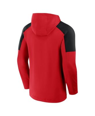 Men's Red Carolina Hurricanes Meta Game Transitional Pullover Hoodie