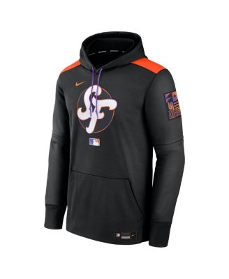 Men's Black San Francisco Giants 2025 City Connect Authentic Collection Performance Pullover Hoodie