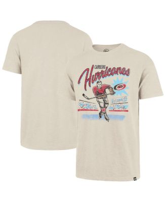 '47 Brand - Men's Natural Carolina Hurricanes Hockey Player Golden Age Scrum T-Shirt