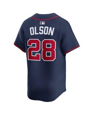Men's Matt Olson Navy Atlanta Braves Alternate Limited Jersey