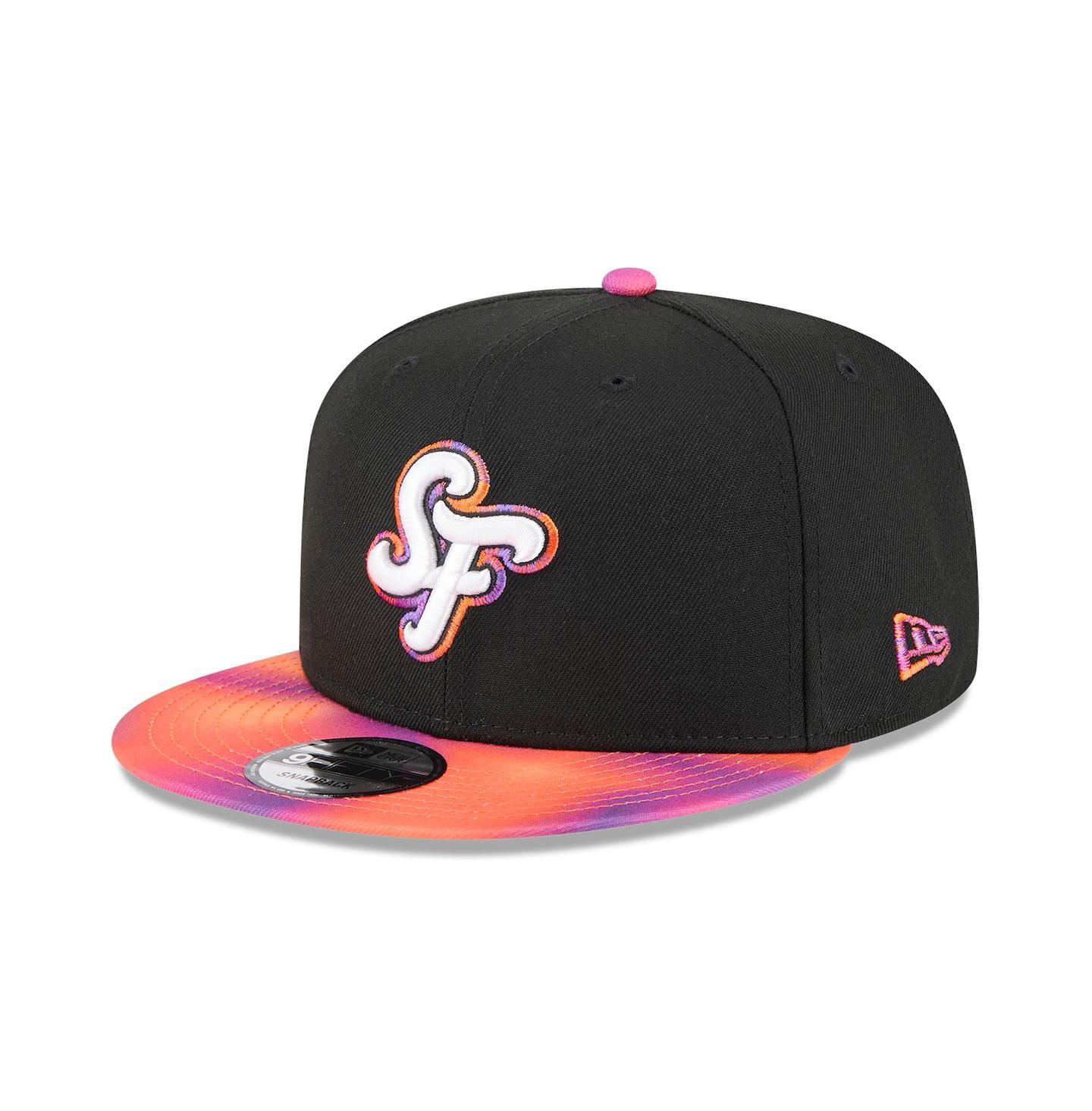 Мужская кепка New Era Black/Orange San Francisco Giants 2025 City Connect 9FIFTY Snapback Hat — фото 1