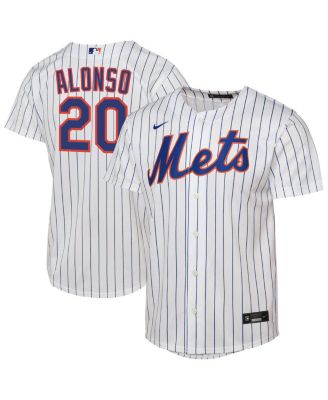 Nike - Big Boys and Girls Pete Alonso White New York Mets Home Replica Player Jersey