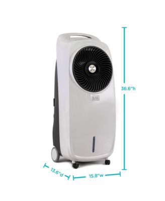 BLACK+DECKER Portable Evaporative Air Cooling Fan with 2 Gallon Water Tank Air Cooler