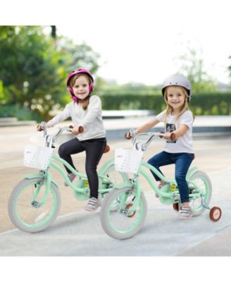 14 Inch Kids Bike with Adjustable Seat and Bell for Kids 3-8 Years Olds