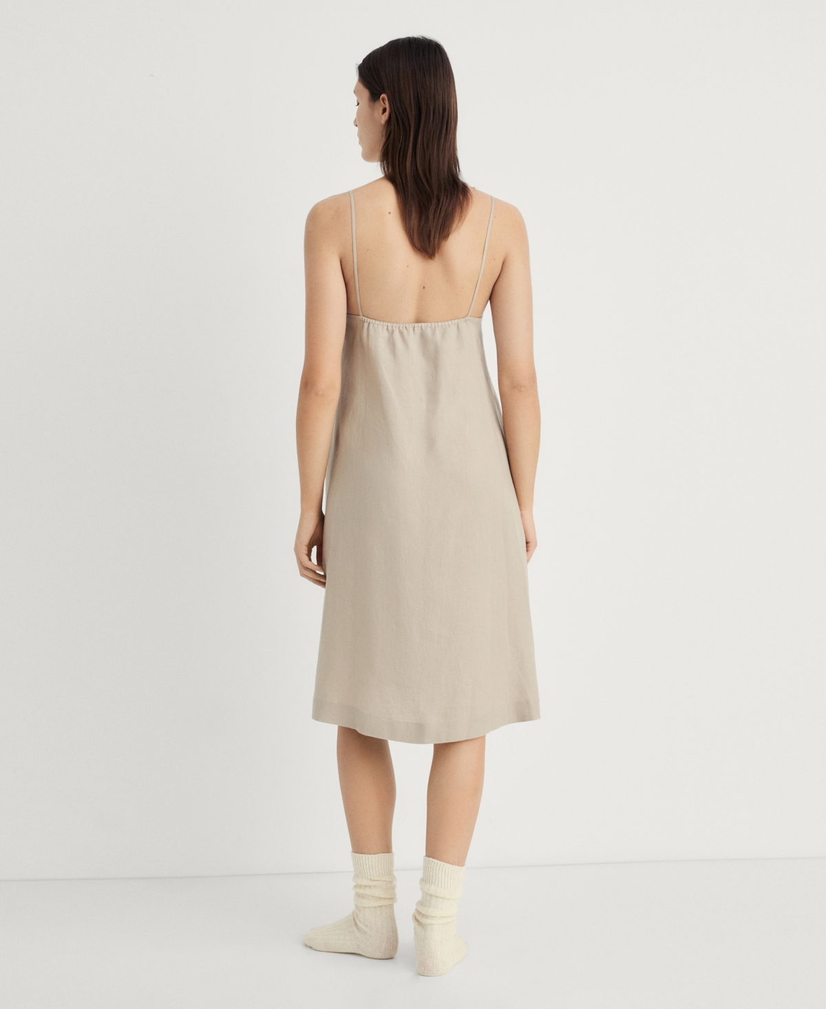 Mango Women's Linen Nightgown