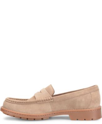 Men's Langley Suede Leather Slip On Penny Loafers