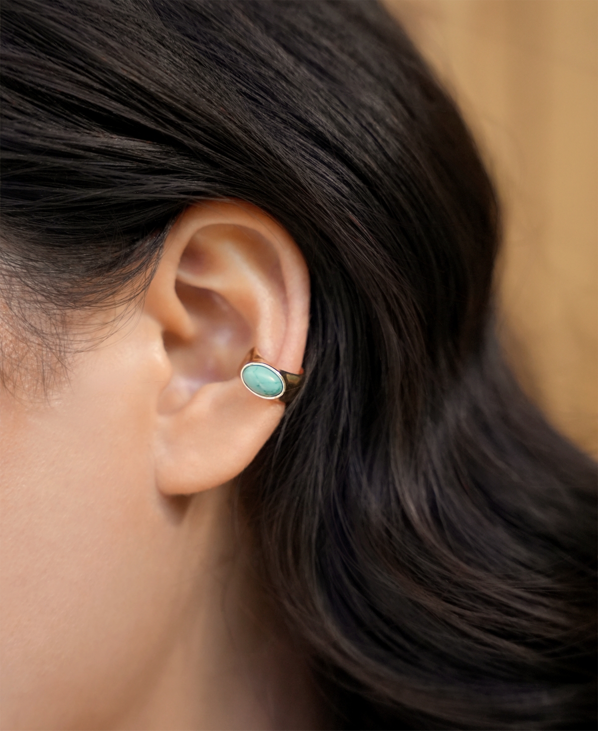 Ettika Turquoise Solstice Turquoise Single Ear Cuff