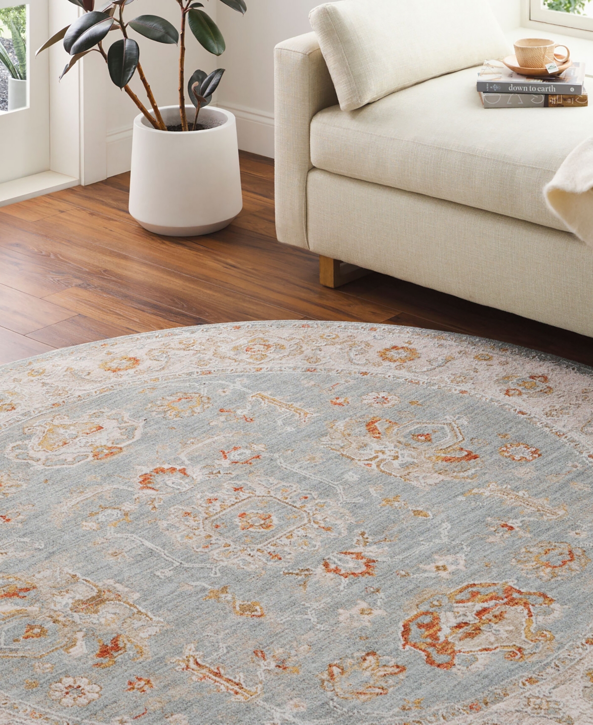 Livabliss Avant Garde Avt-2318 6'7"x6'7" Round Area Rug