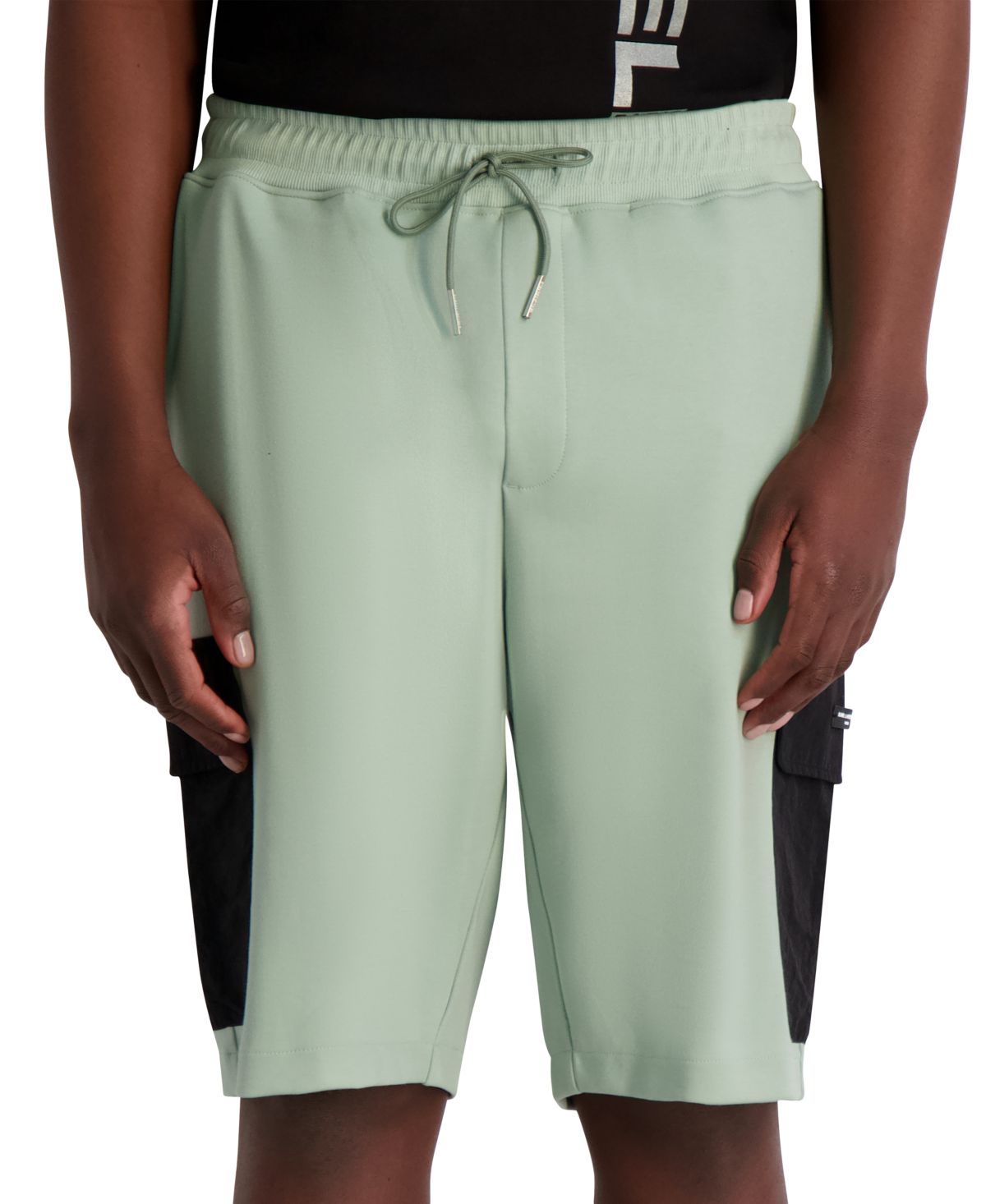 Мужские шорты-карго с карманами из нейлона