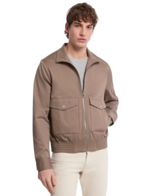 Michael Kors - Men's Lightweight Long Sleeve Zip-Front Harrington Jacket