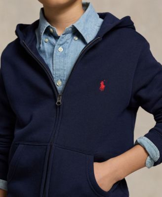 Big Boys Cotton Fleece Zip Up Hoodie