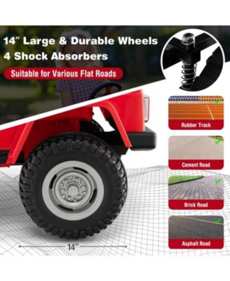 12V 2-Seat Licensed Kids Ride On Toyota FJ40 Car with 2.4G Remote Control