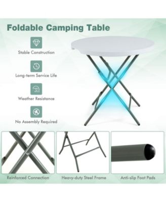 32 Inch Round Foldable Lightweight Table
