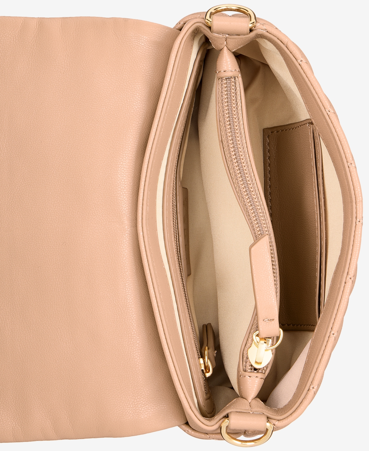 Inc International Concepts Tollann Quilted Mini Crossbody, Exclusively At Macy's In Brown