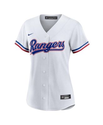 Women's Jake Burger White Texas Rangers Home Replica Jersey