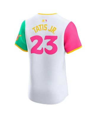 Men's Fernando Tatis Jr. White San Diego Padres City Connect Elite Jersey