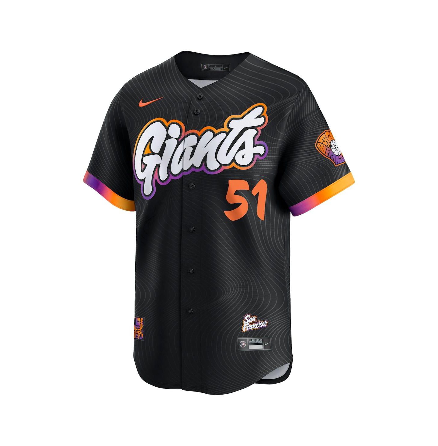 Мужской топ Nike Jung Hoo Lee Black San Francisco Giants 2025 City Connect Limited Jersey — фото 3