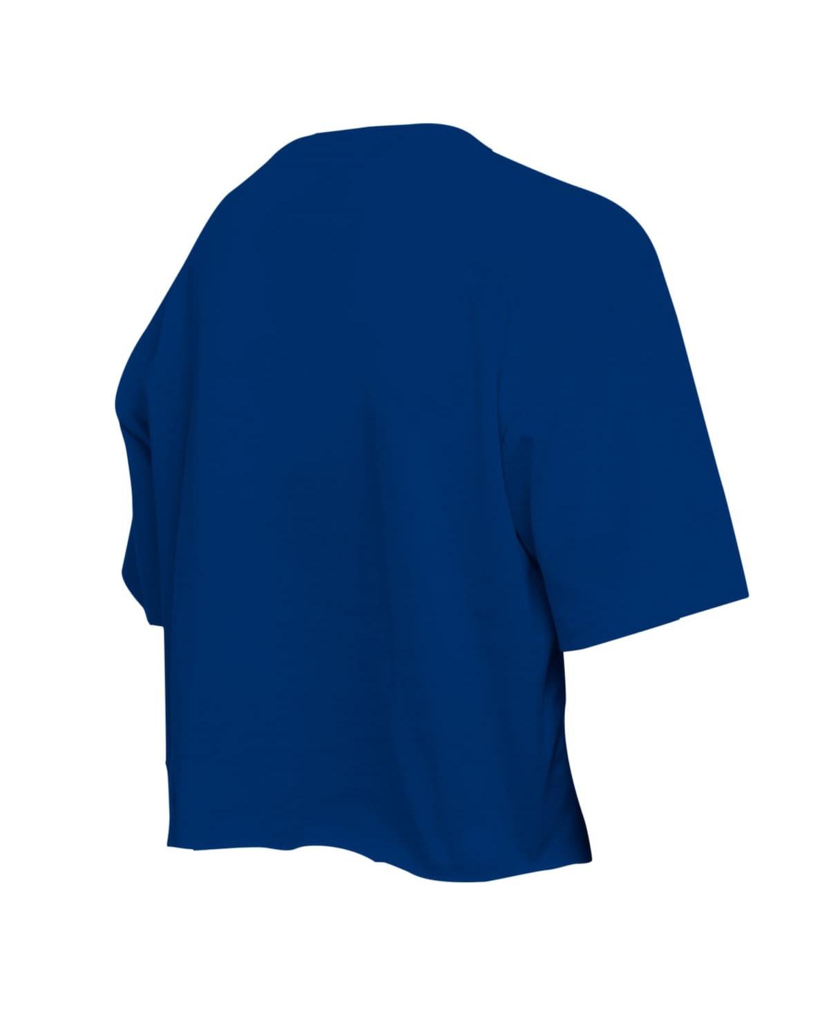 NEW ERA BIG GIRLS BLUE LOS ANGELES DODGERS FLIP SEQUIN TEAM T-SHIRT 