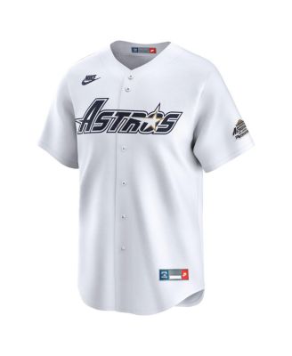 Men's White Houston Astros Throwback Cooperstown Collection Limited Jersey