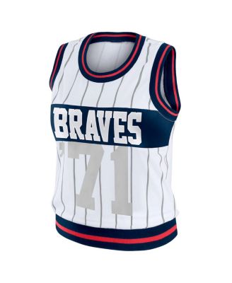 Women's White Atlanta Braves Sporty Tank Top