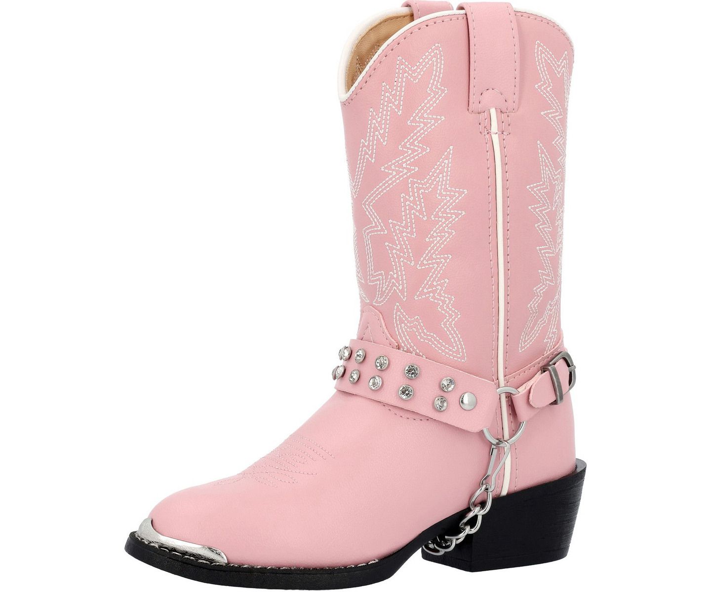 Ботинки Durango Lil' Little Kid Pink Rhinestone Western Boot, цвет: Розовый — фото 7